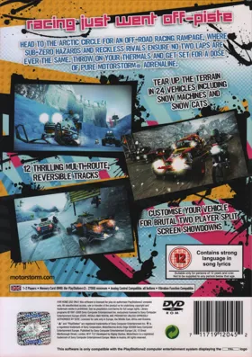 MotorStorm - Arctic Edge box cover back